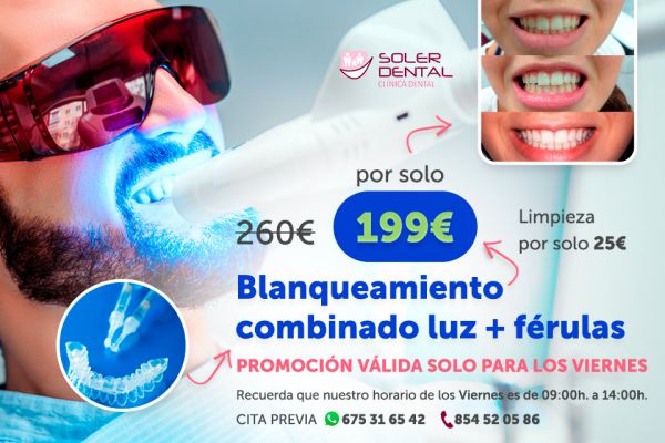Promoción Blanqueamiento Dental Combinado