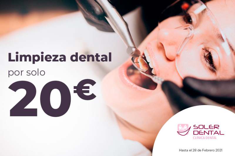 Limpieza Dental por solo 20€ durante Febrero